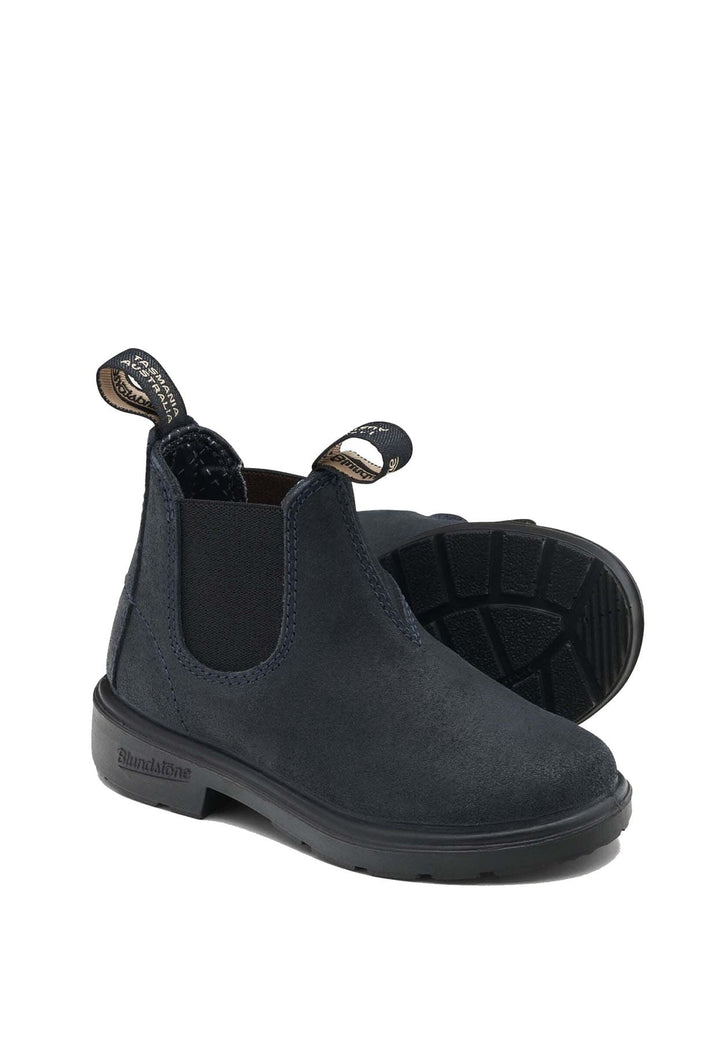 Tronchetto bambino Blundstone navy in pelle