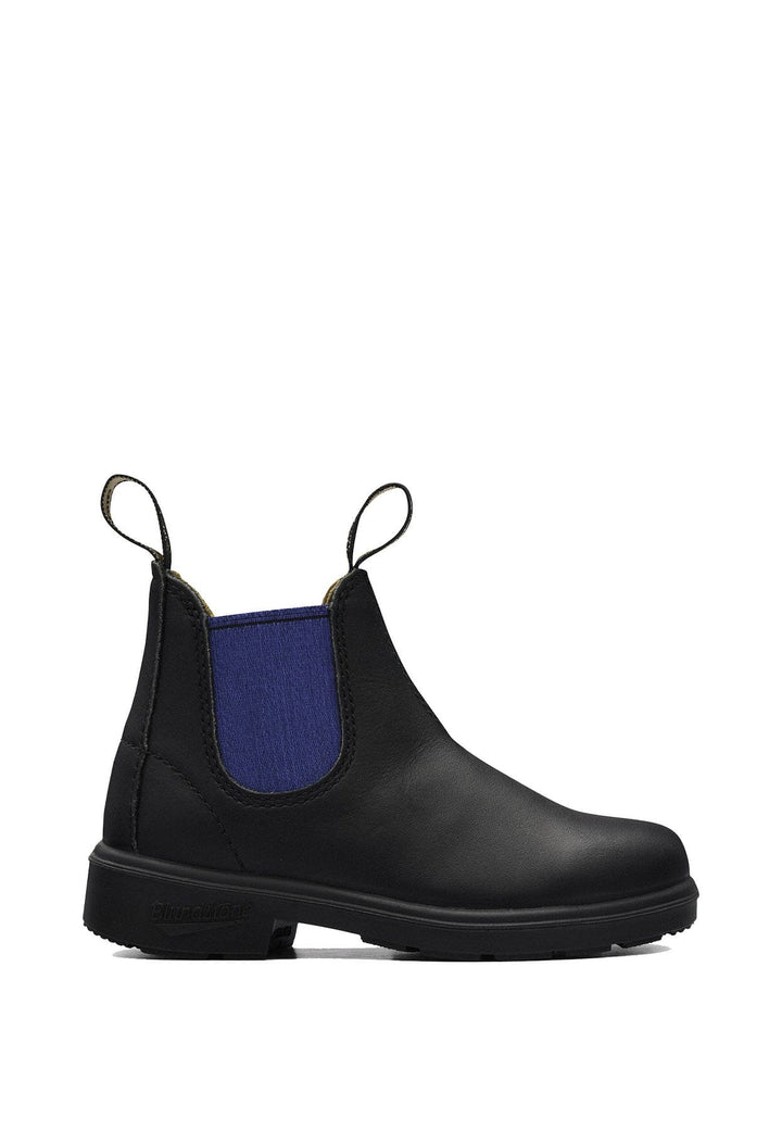 Tronchetto bambino Blundstone black/blue in pelle