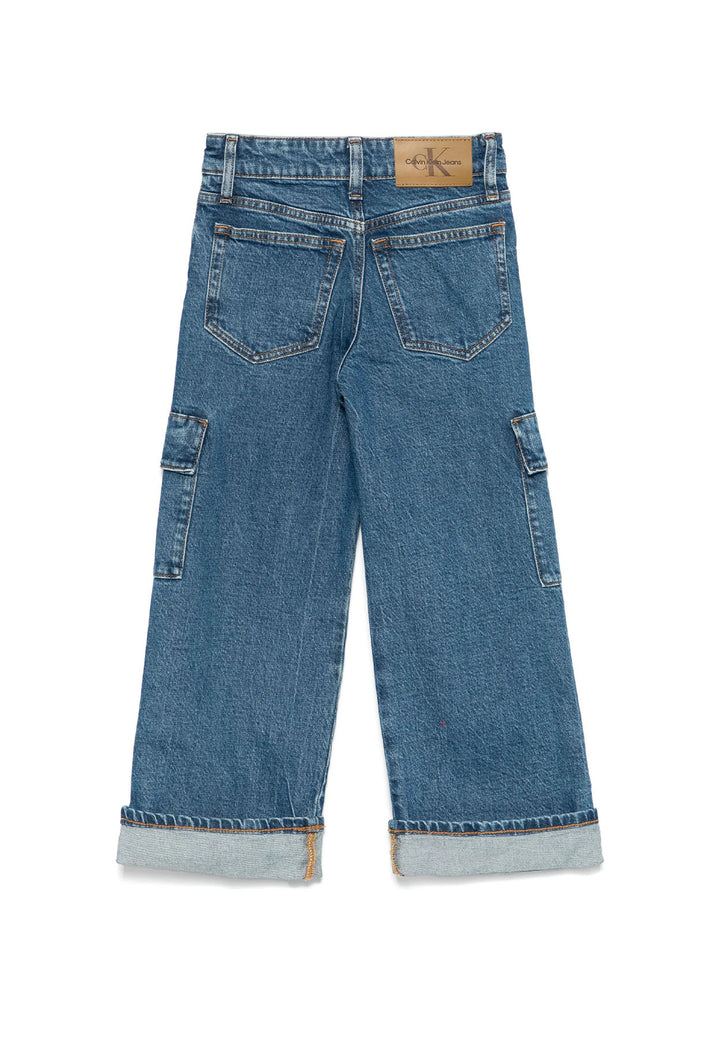 Jeans bambino Calvin Klein jeans blu in denim