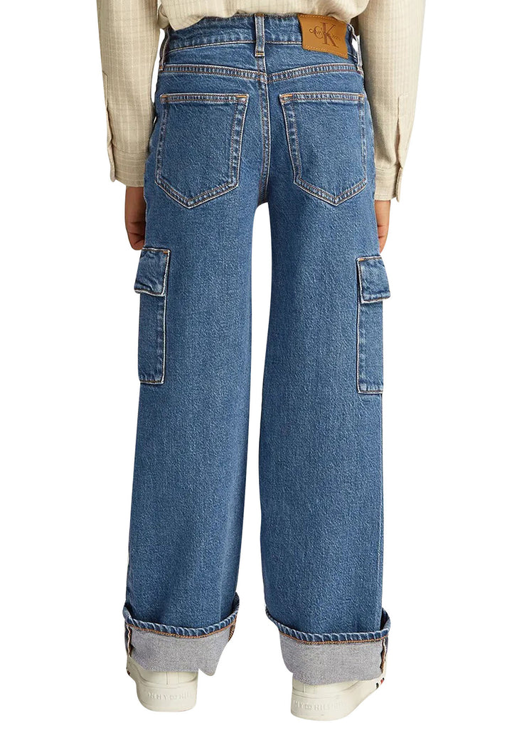 Jeans bambino Calvin Klein jeans blu in denim