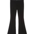 Pantalone bambina Calvin Klein Jeans nero in viscosa