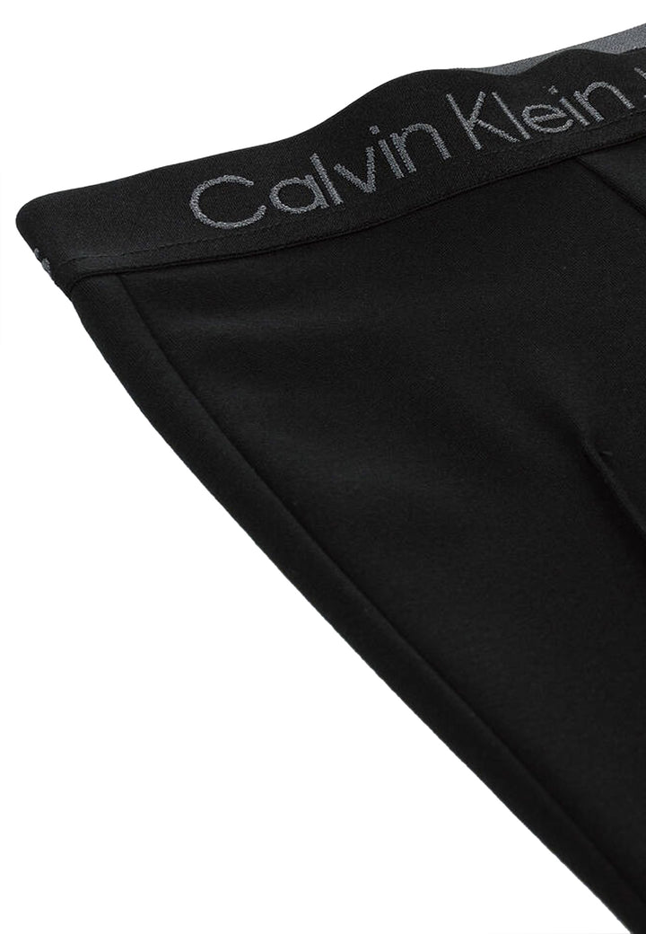 Pantalone bambina Calvin Klein Jeans nero in viscosa