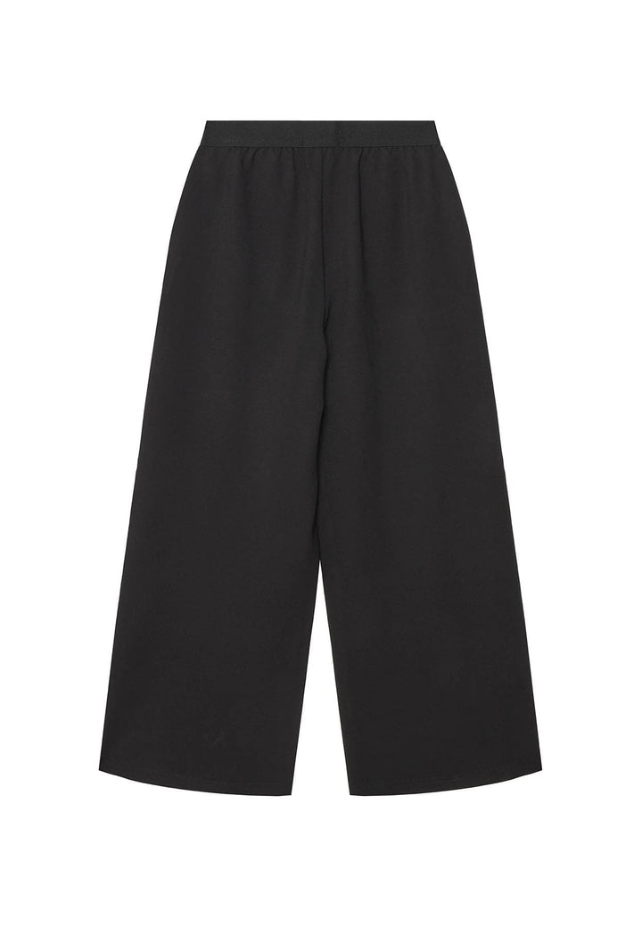 Tuta bambina Calvin Klein Jeans nera in misto viscosa