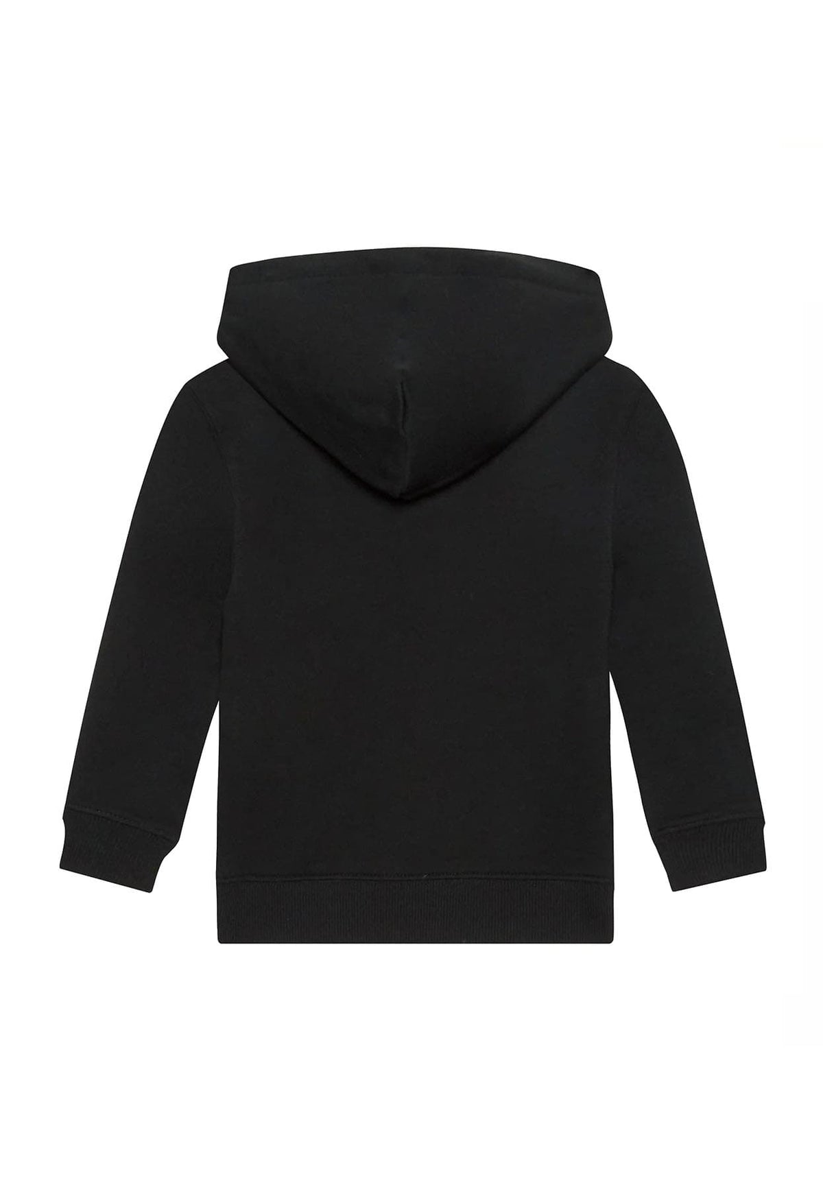 Felpa unisex Calvin Klein Jeans kids nera in cotone