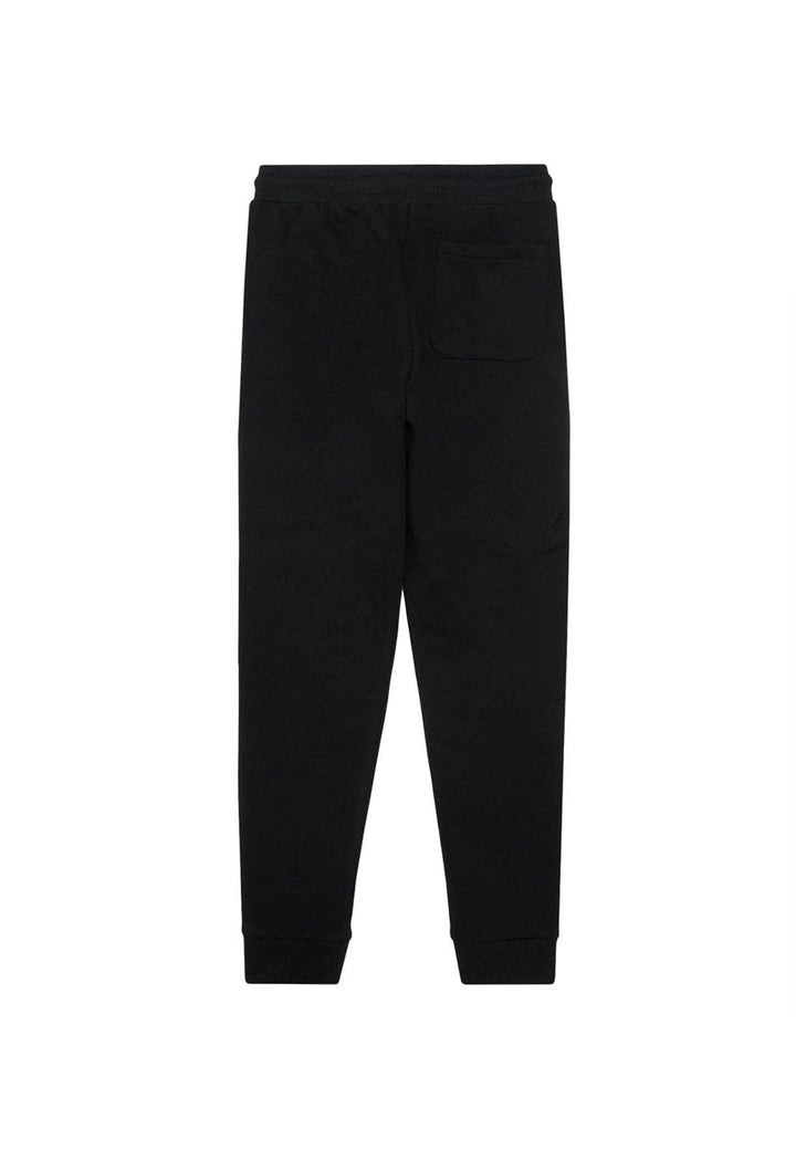 Pantalone sportivo bambino Calvin Klein Jeans Kids nero in cotone