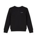 Felpa bambino Calvin Klein Jeans nera in cotone