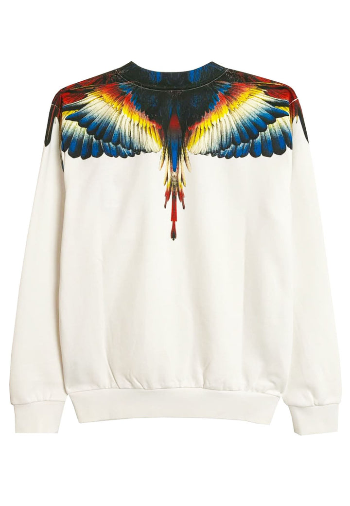 Felpa unisex bianca Marcelo Bourlon County of Milan in cotone