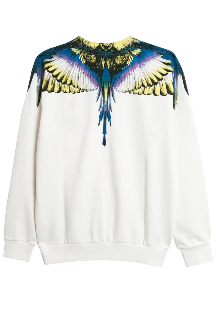 Felpa unisex bianca Marcelo Bourlon County of Milan in cotone