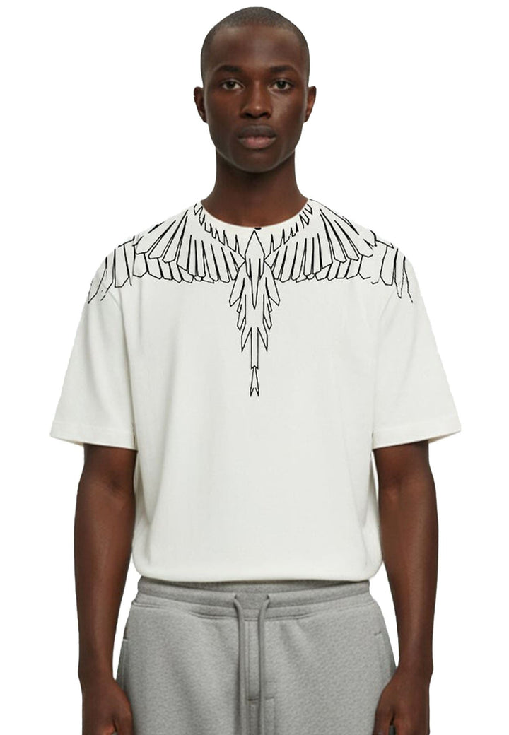 T-shirt unisex bianca Marcelo Burlon County of Milan in cotone