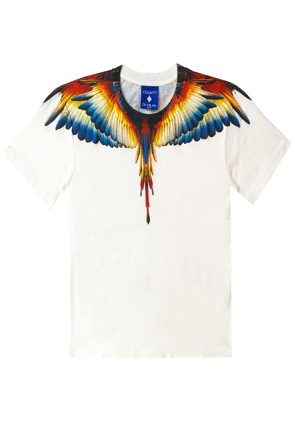 T-shirt unisex bianca Marcelo Burlon County of Milan in cotone