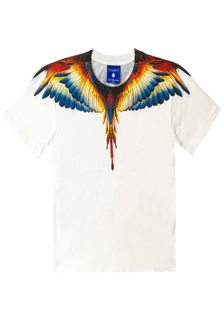 T-shirt unisex bianca Marcelo Burlon County of Milan in cotone