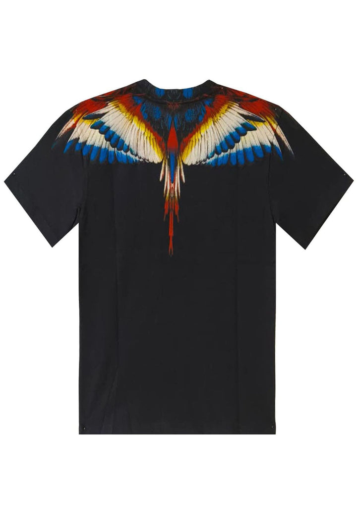 T-shirt unisex nera Marcelo Burlon County of Milan in cotone