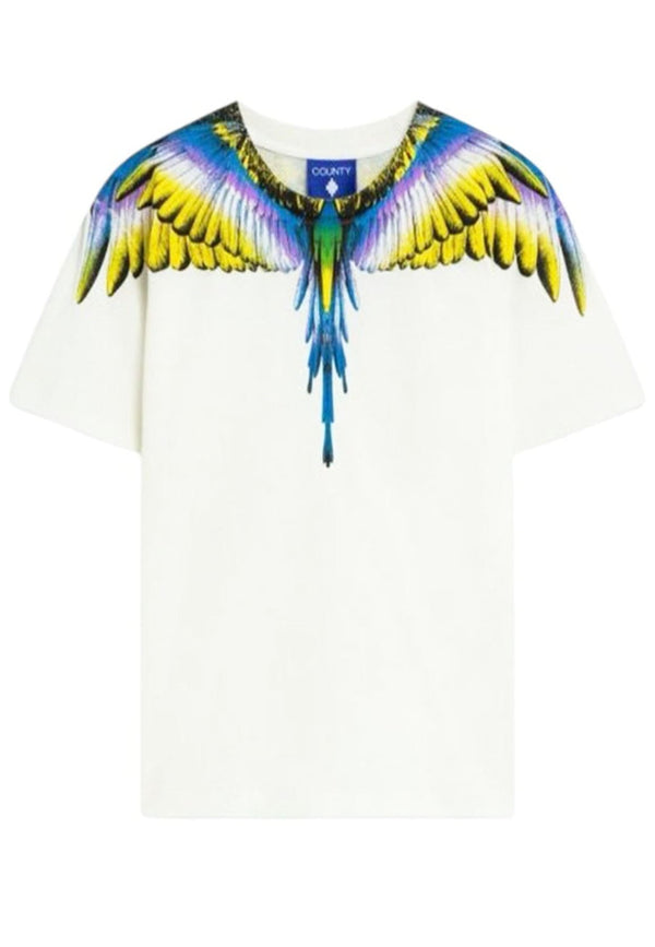 T-shirt unisex bianca Marcelo Burlon County of Milan in cotone
