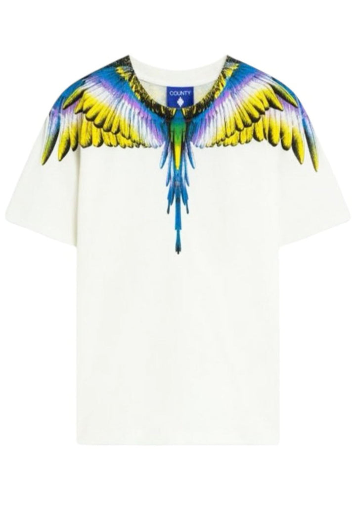 T-shirt unisex bianca Marcelo Burlon County of Milan in cotone