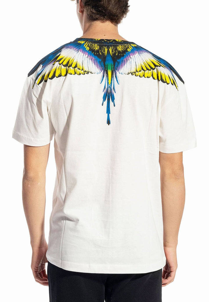 T-shirt unisex bianca Marcelo Burlon County of Milan in cotone
