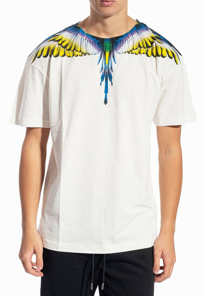 T-shirt unisex bianca Marcelo Burlon County of Milan in cotone