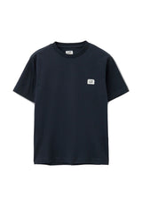 T-shirt bambino C.P. Company blu in cotone | ViaMonte Shop