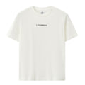 T-shirt bambino C.P. Company bianca in cotone