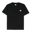 T-shirt bambino C.P. Company nera in cotone