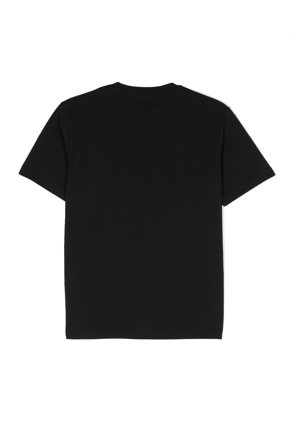 T-shirt bambino C.P. Company nera in cotone
