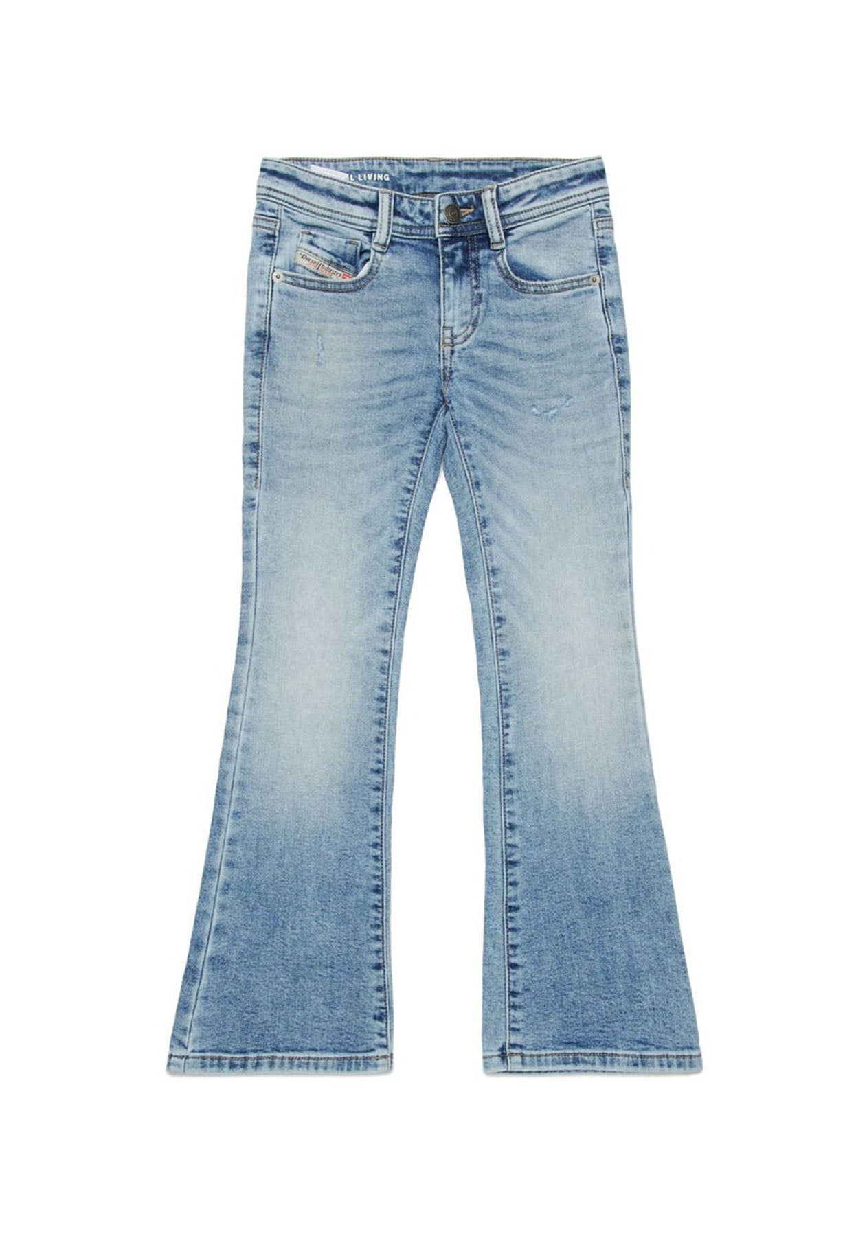 Jeans bambina Diesel blu in denim