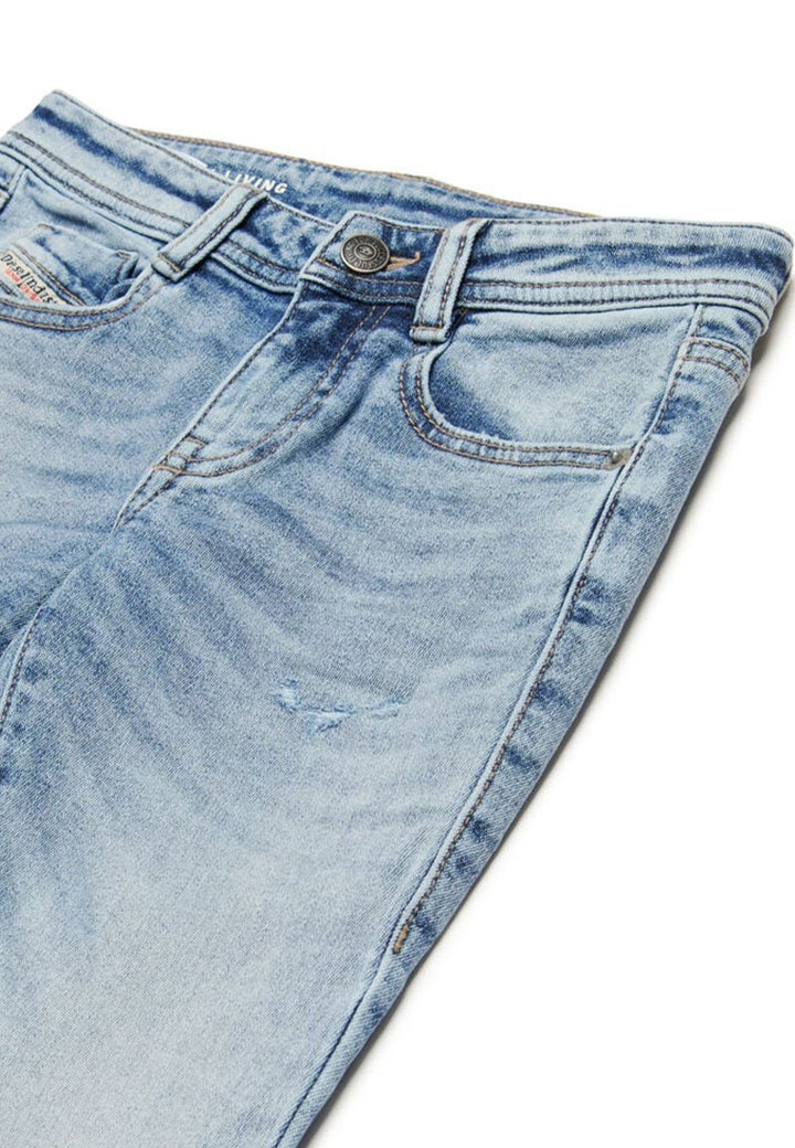 Jeans bambina Diesel blu in denim