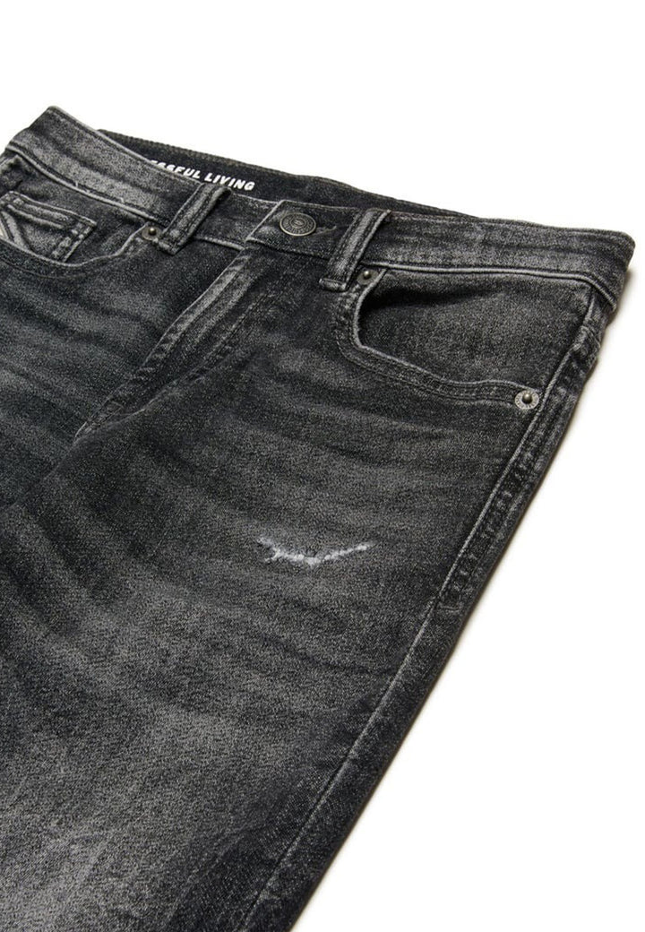 Jeans bambino Diesel nero in denim
