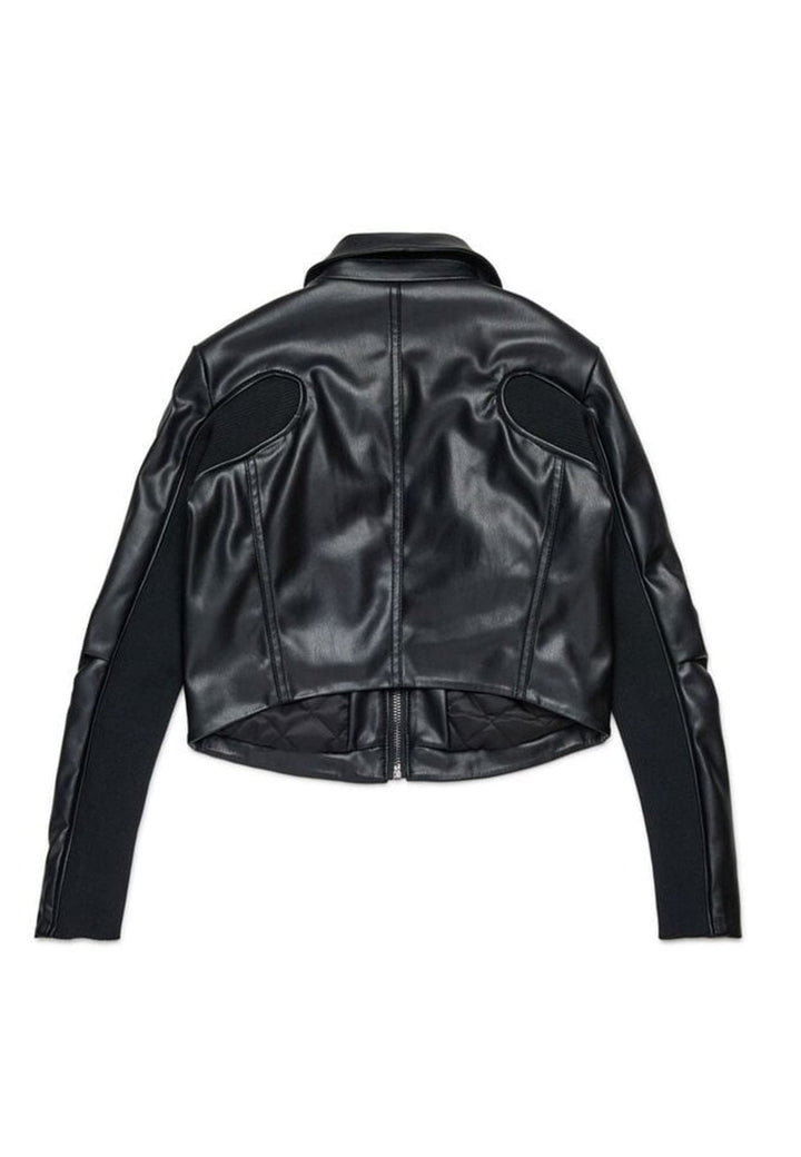 Giubbino corto bambina Diesel Kid in tessuto spalmato