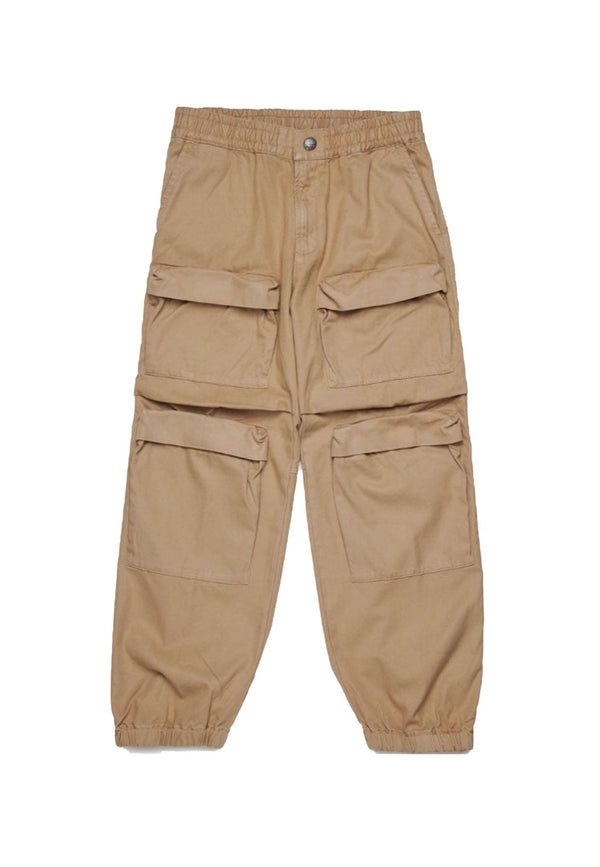 Pantalone bambino Diesel kid beige in cotone