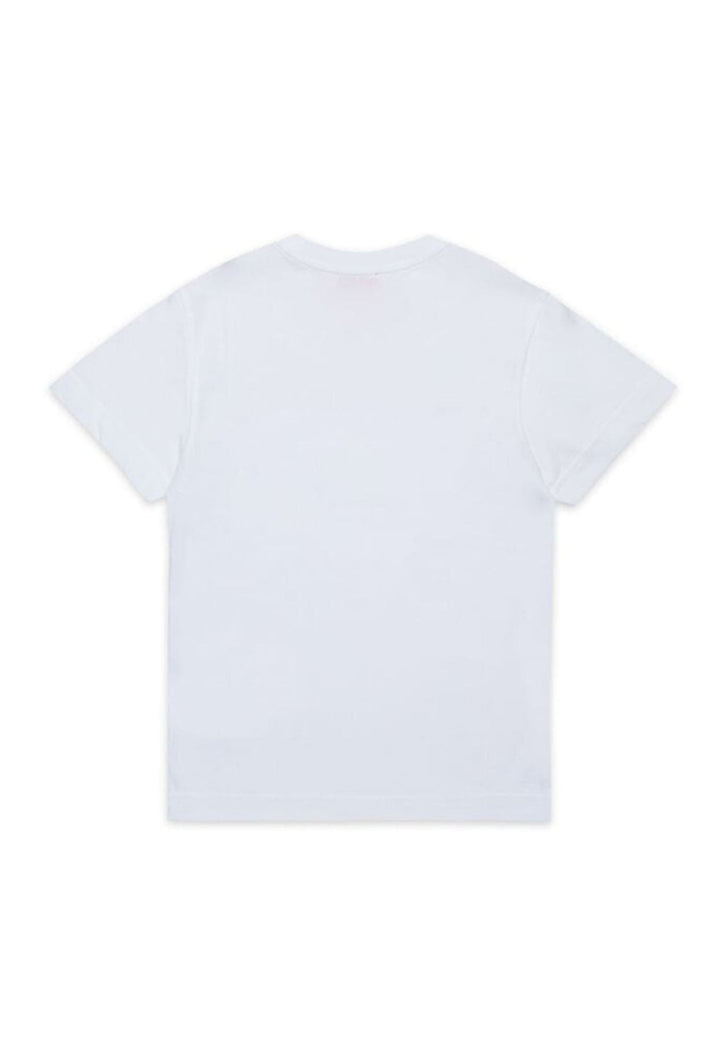 T-shirt bambino Diesel Kid bianca in cotone