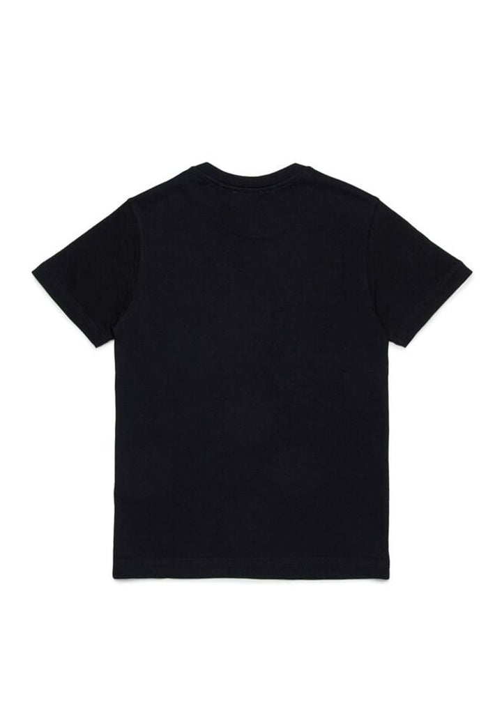T-hirt bambino Diesel kid nera in cotone
