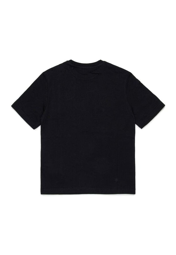 T-hirt bambino Diesel kid nera in cotone