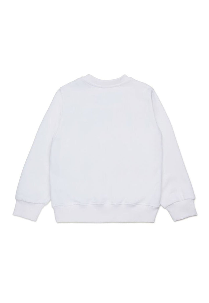 Felpa bambino Diesel Kid bianca in cotone