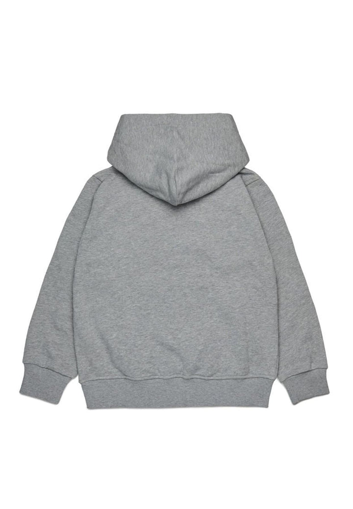 Felpa bambino Diesel kid grigia in cotone