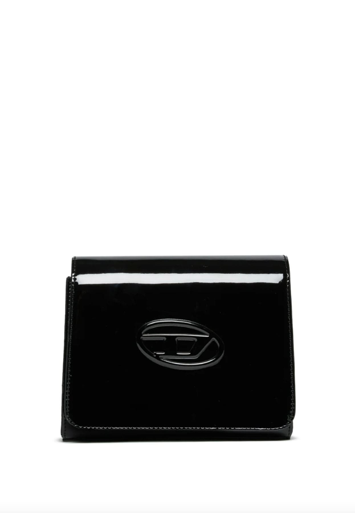 Borsa bambina Diesel Kid nera effetto vernice