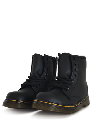 Dr.Martens stivaletto 1460 softy T nero bambino in pelle | ViaMonte Shop