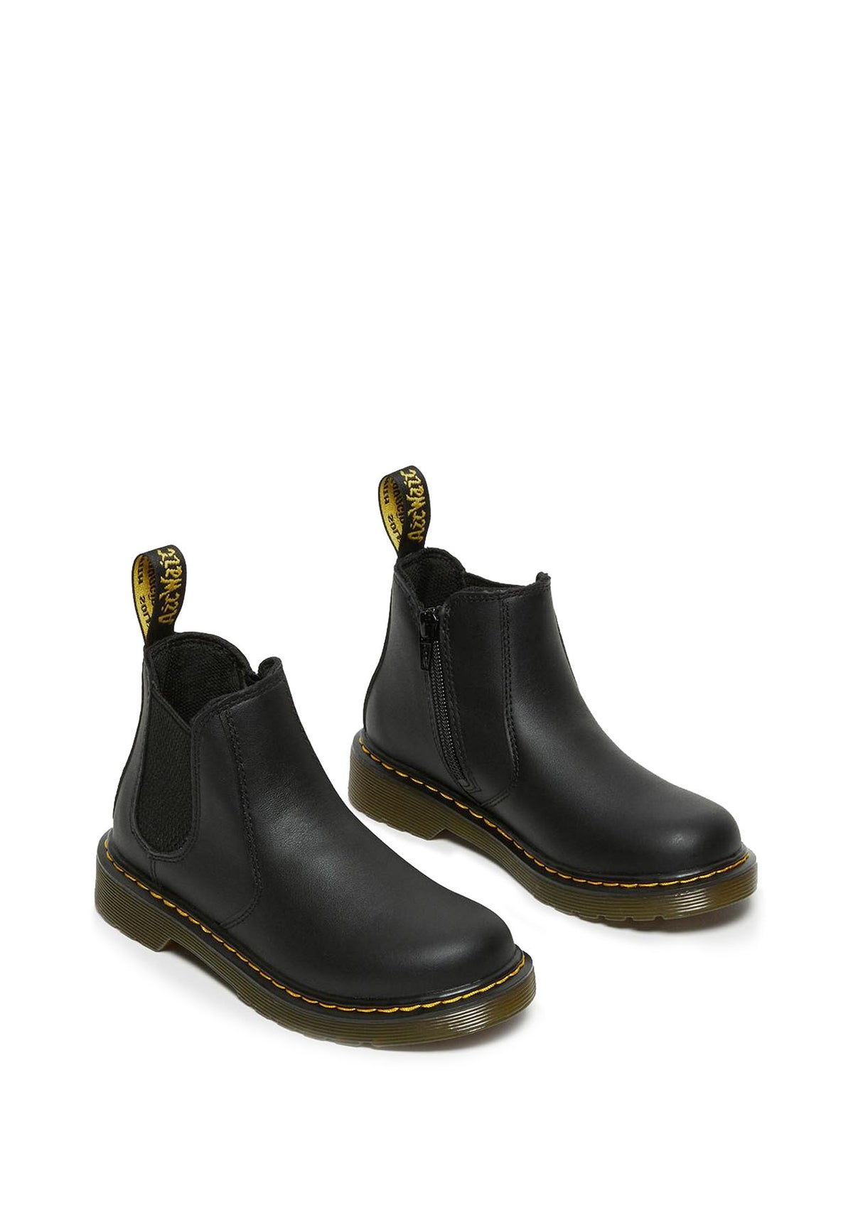 Stivaletto bambino Dr. Martens 2976 Chelsea Softy nero in pelle