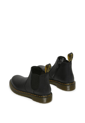 Stivaletto bambino Dr. Martens 2976 Chelsea Softy nero in pelle