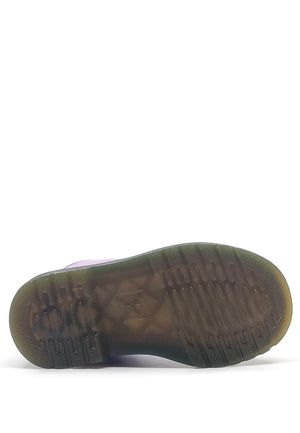 Stivaletti bambina Dr Martens lilla in pelle