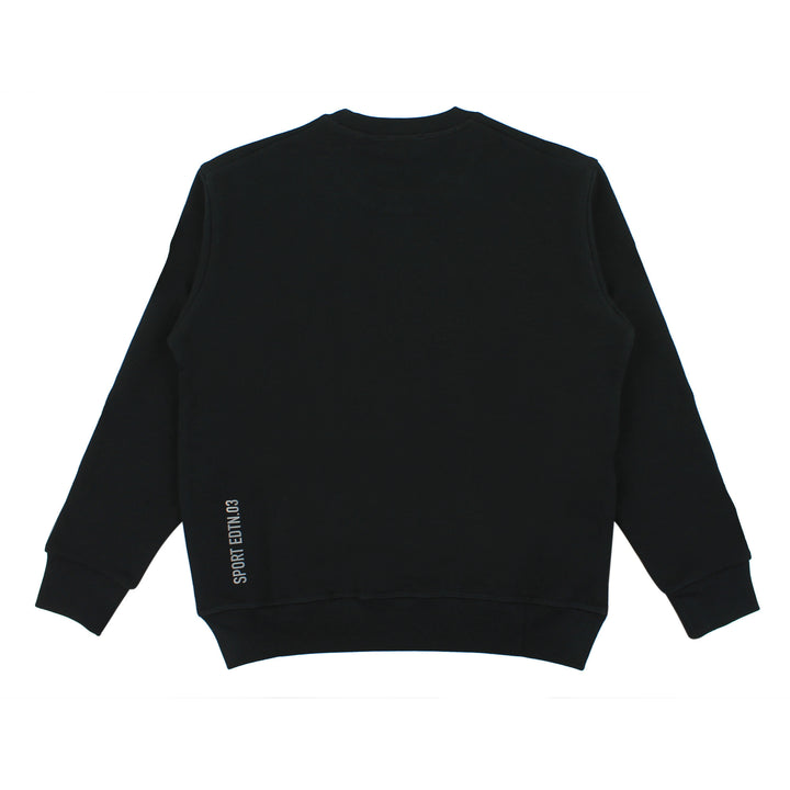 Felpa bambino Dsquared2 Sport Edtn.03 nera in cotone