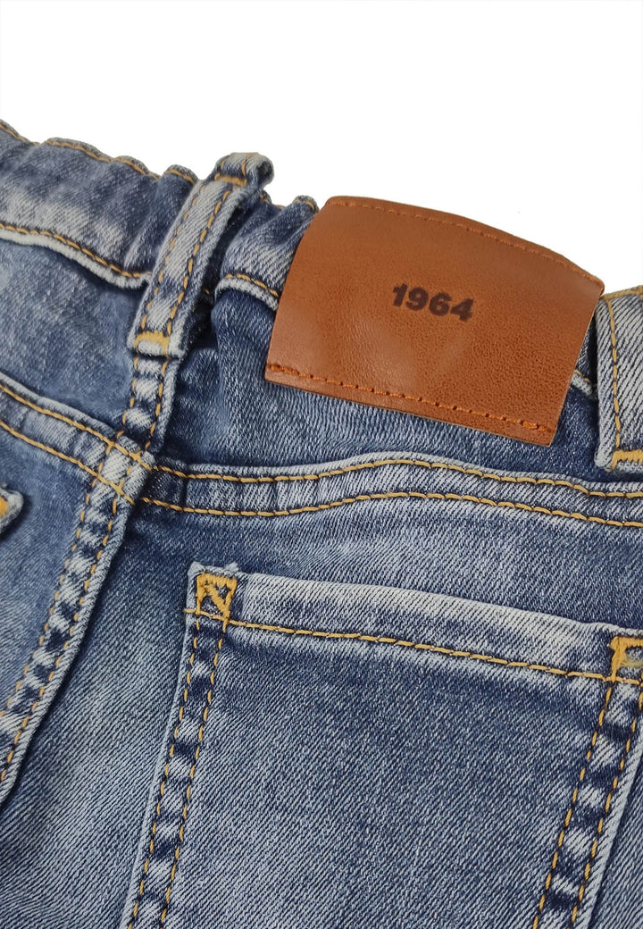 Jeans neonato Dsquared2 in denim di cotone