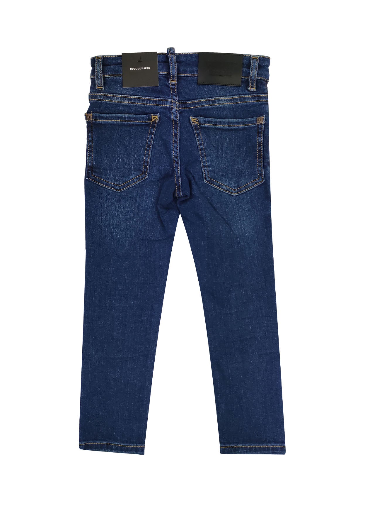 Jeans bambino Dsquared2 blu in denim di cotone