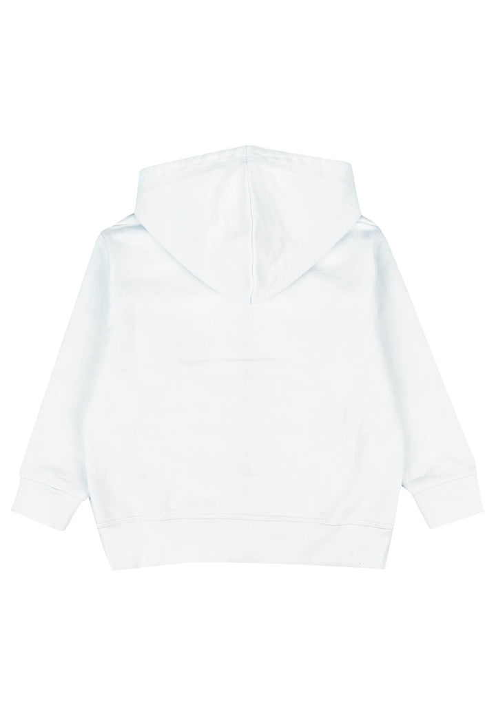 Felpa bambino Dsquared2 bianca in cotone