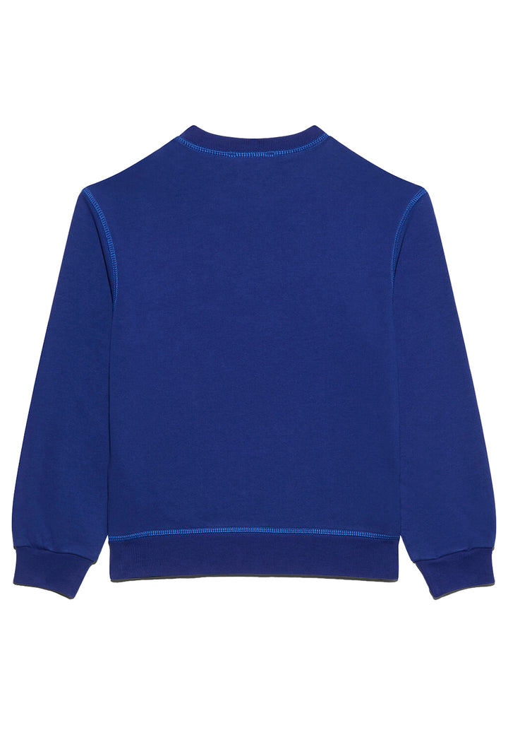 Felpa bambino Dsquared2 bluette in cotone