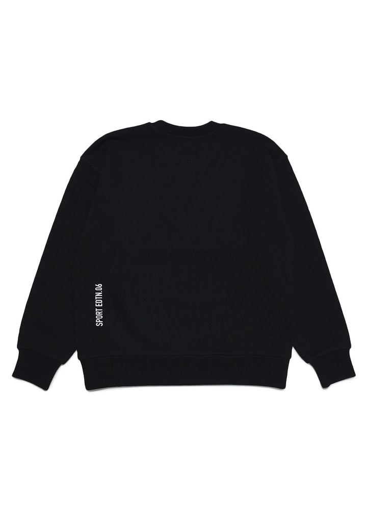 Felpa bambino Dsquared2 nera in cotone