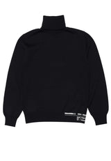 Maglia bambino Dsquared2 nera in misto lana