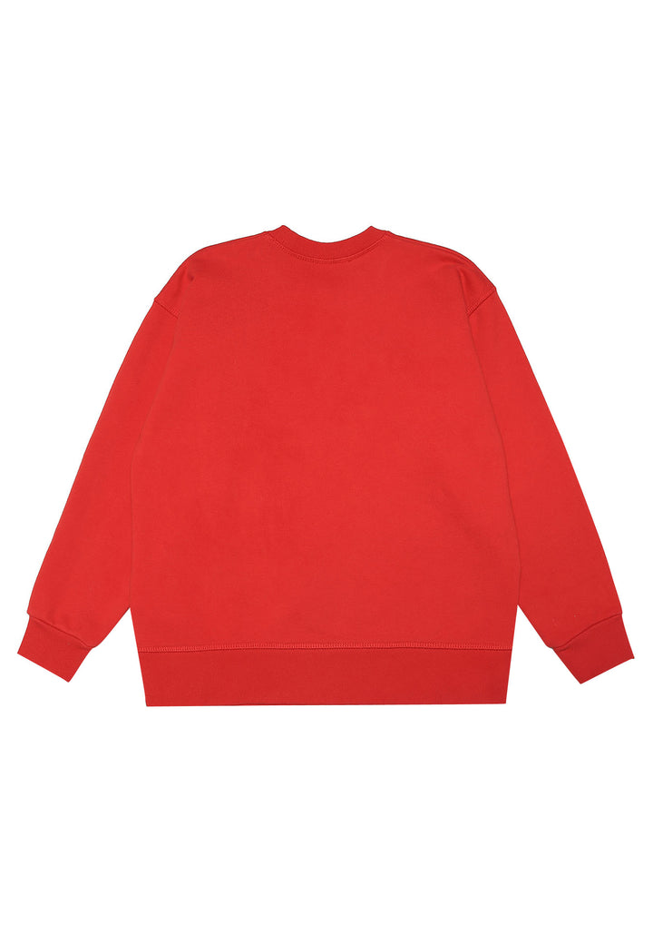 Felpa bambino Dsquared2 rossa in cotone