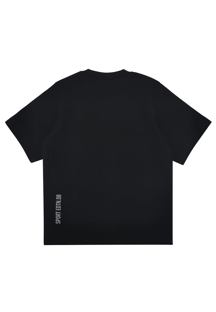 T-shirt bambino Dsquared2 nera in cotone