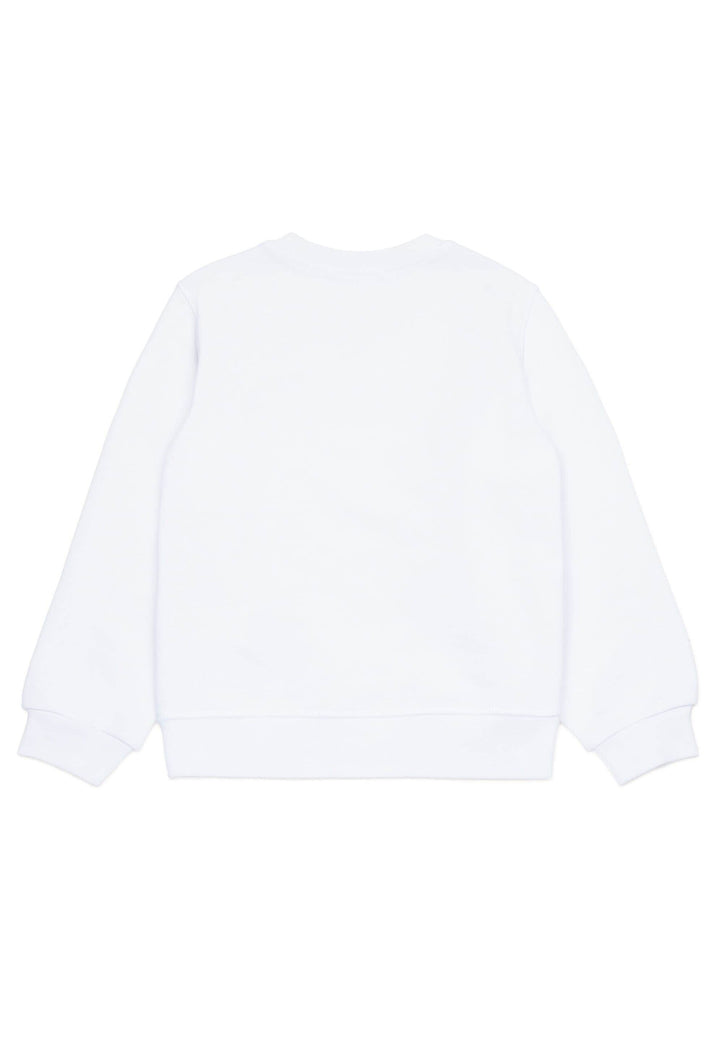 Felpa bambino Dsquared2 bianca in cotone