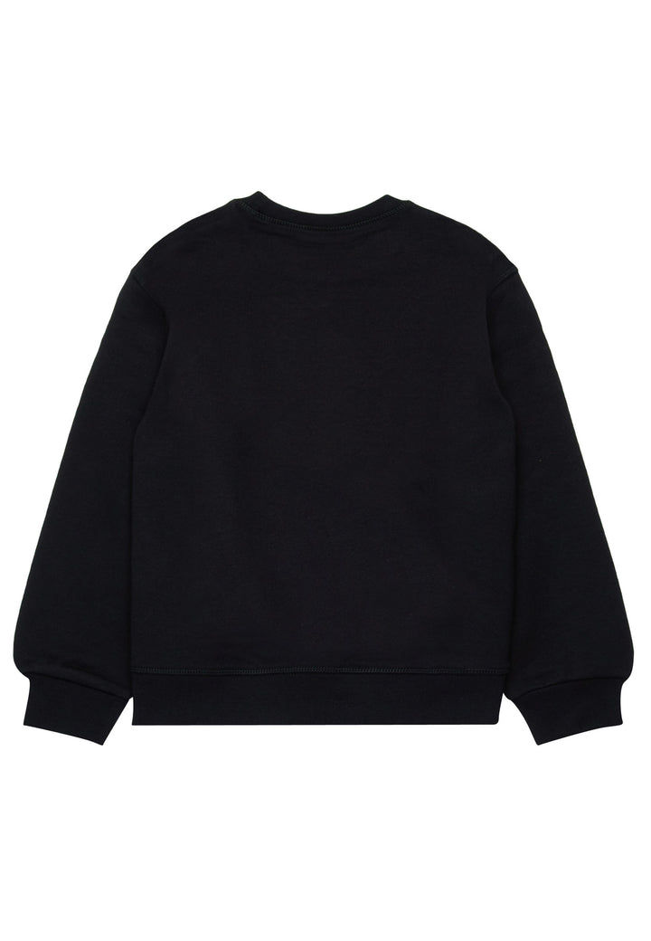 Felpa bambino Dsquared2 nera in cotone